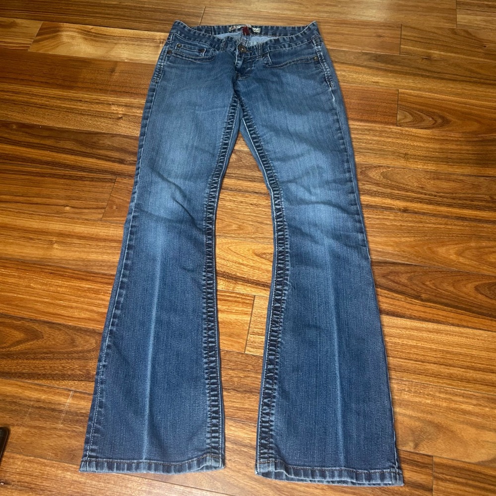 BKE Women's Boot Cut Jeans - Blue